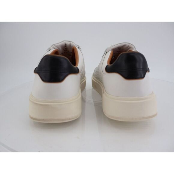 Allen Edmonds Oliver Sneakers Mens Size 12 3E EEE White Leather Slip on Shoes - Picture 7 of 14